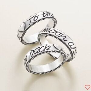 To the moon and back James Avery ring